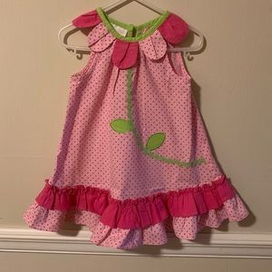 Pink Polka Dot Dress